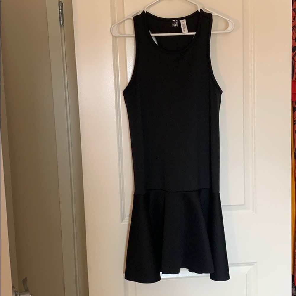 Flirty black cocktail dress